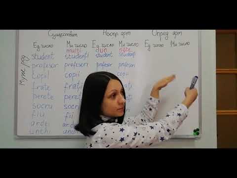 Видео: Румынский язык. Урок 8. Артикли + множественное число существительных