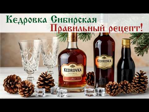 Видео: Кедровка Сибирская. Готовим домашнюю кедровую настойку и вкусный коктейль «Тайга-Байкал» с ней
