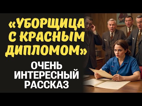 Видео: "УБОРЩИЦА С КРАСНЫМ ДИПЛОМОМ". История тронула до слез. Рассказ из жизни, Аудиорассказ