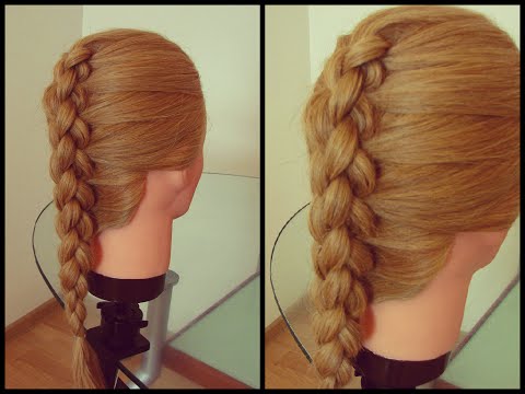 Видео: Коса 3D с подхватом. Способ 2. Видео-урок.