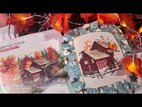Видео: Осіння вишивка Dimensions | Тиждень 2