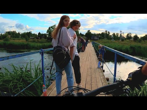 Видео: За ШОССЕРОМ по БЕЗДОРОЖЬЮ! ВЕЛОПОКАТУШКА #47