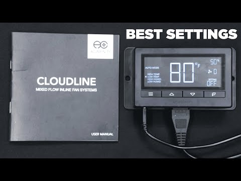 Видео: Оптимальные настройки контроллера AC Infinity CLOUDLINE T6, T4, T8 – Настройка и установка – Как ...