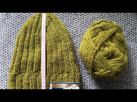 Видео: Связала | Шапка резинкой 2х2 | Снуд | пряжа Alize Real 40 #knitting #yarn