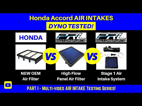Видео: Воздухозаборники Honda Accord — протестированы на динамометре!!! (Часть I) // Honda Accord 10-го ...