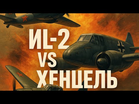 Видео: Henschel и Junkers — немецкие штурмовики против легендарного Ил-2