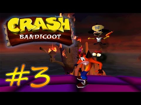Видео: Прохождение Crash Bandicoot (PS) #3 - Остров North Sanity, Битва с Кортексом