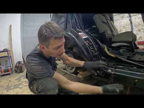 Видео: Замена арок и порогов на Land Rover Discovery 3. Серия #1