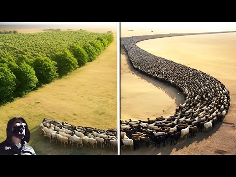 Видео: Вот Что Происходит с Козами, Если Кинуть Их на Остров