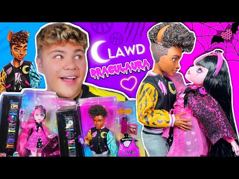 Видео: Вместе спустя 13 лет! Клод Вульф и Дракулаура Monster High G3 Clawd Wolf & Draculaura