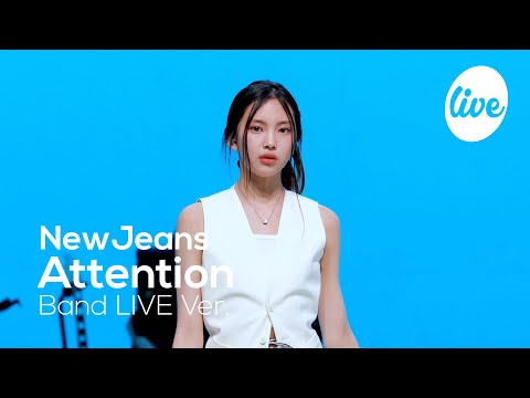Видео: [4K] NewJeans - “Attention” Band LIVE Concert [it's Live] шоу живой музыки