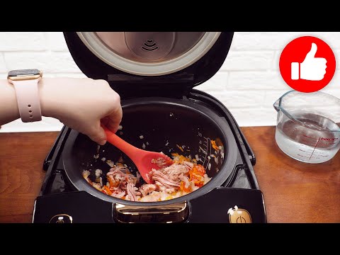 Видео: Нереально вкусный Ужин "быстрые блюда с тушенкой". Все перемешиваю и в мультиварку! Два рецепта