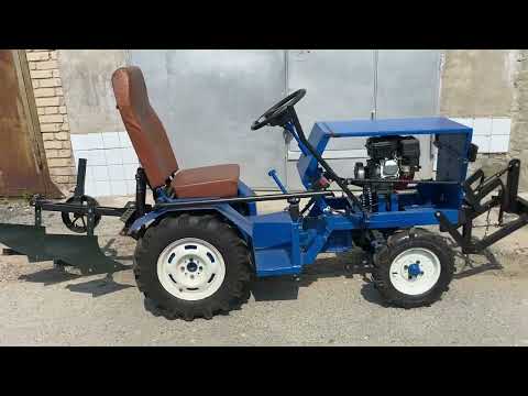 Видео: [МТ-19] Минитрактор с плугом [ФИНАЛ]