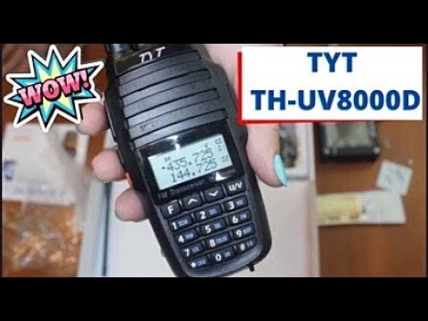 Видео: САМЫЙ ПОЛНЫЙ ОБЗОР  TYT TH-UV8000D 136-174/400-520MHz 10W FM Transceiver Radio