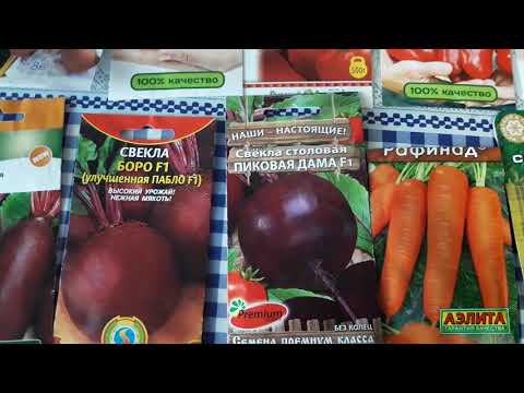 Видео: Семена огурцов, перца и других овощных культр для посадки в2019г.