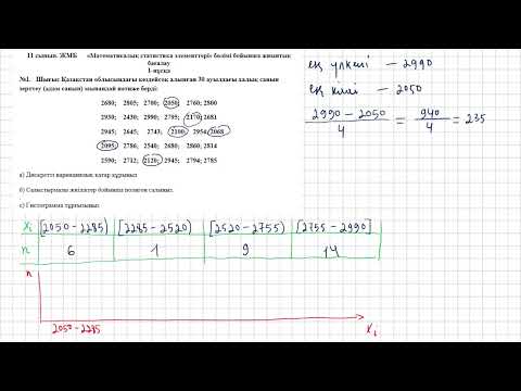 Видео: 11 сынып бжб 2 алгебра 1 токсан