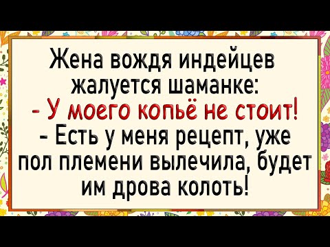 Видео: У вождя индейцев не стоит! Сборник смешных анекдотов! Юмор