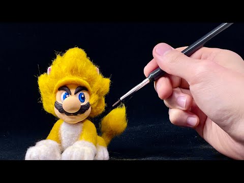 Видео: Создайте гигантского кота Марио с помощью Clay / Super Mario Fury World [kiArt]
