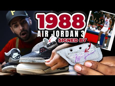 Видео: Восстановление Святого Грааля: 1988 Майкл Джордан подписал AJ 3