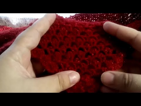 Видео: Урок.Шаль красивым и лёгким  узором крючком