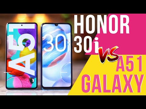 Видео: БИТВА новинка HONOR 30i vs GALAXY A51. Сравнение.