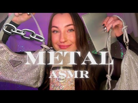 Видео: ASMR|(на русском)Whispered Russian with METAL Gray Triggers