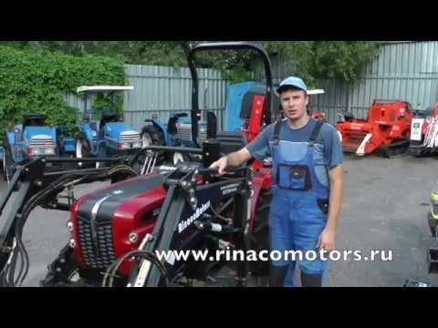 Видео: ТО-1 японского мини трактора Митсубиши МТ180DT