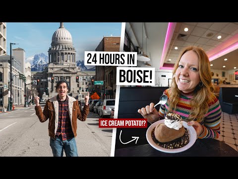 Видео: Наш ИДЕАЛЬНЫЙ день в Бойсе, штат Айдахо! Лучшие развлечения + дегустация ВКУСНОЙ местной еды! 😍