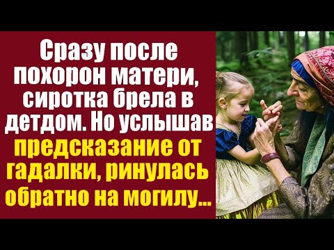 Видео: Сразу после похорон матери, сиротка брела в детдом. Но услышав предсказание от гадалки, ринулась...
