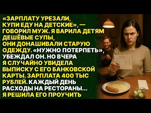Видео: Мой муж говорил, что нет денег, а сам зарабатывал 400 тысяч рублей