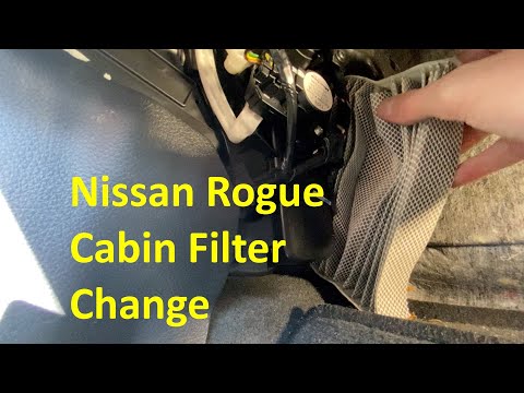 Видео: 2014–2020 — замена салонного фильтра Nissan Rogue