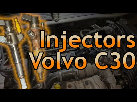 Видео: Замена дизельного инжектора Volvo C30 D2 1.6 D4162T