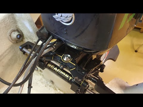 Видео: Гидравлика Seafirst MO150H-R1 - встанет ли на Mercury 50 HP EFI? (Часть 3)