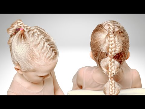 Видео: Декорированная коса за 5 минут | Прически для девочек