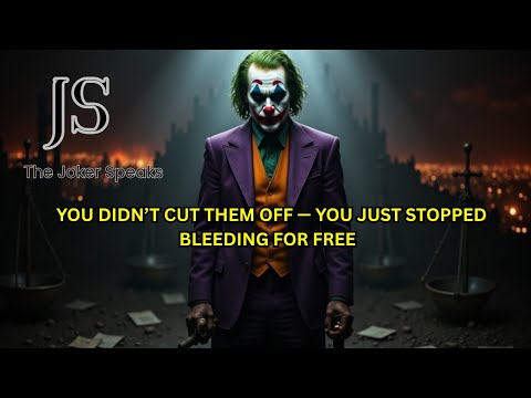 Видео: Ты их не отрезал — ты просто перестал истекать кровью бесплатно — речь Джокера (мощная)
