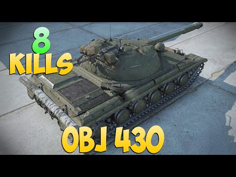 Видео: Об 430 - 8 Фрагов 6.7K Урона - Азартный! - Мир Танков