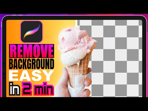 Видео: Как удалить фон в Procreate — простые советы за 2 минуты — Учебное пособие по Procreate для начин...