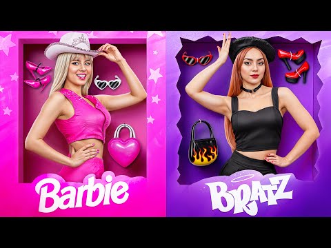 Видео: Как Стать Популярной Экстремальное Преображение Челлендж | Барби vs Братц от Multi DO Team