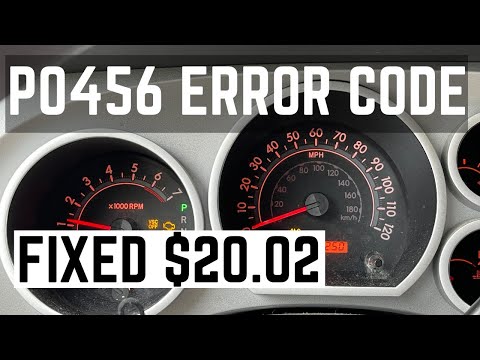 Видео: Toyota Tundra 2007 года выпуска. Обнаружен код ошибки P0456 (очень небольшая утечка).