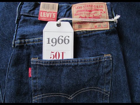 Видео: Levi's 501 1966, LVC, Levi's Vintage Clothing, обзор модели.