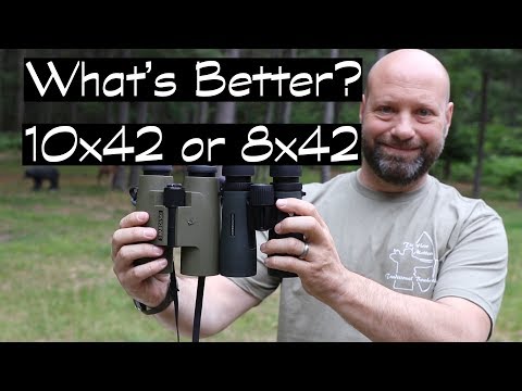 Видео: Бинокль для охоты с луком 10x42 или 8x42: что лучше?