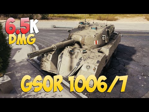 Видео: GSOR 1006/7 - 5 Kills 6.5K DMG - Новая схема! - Мир Танков