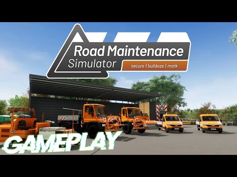Видео: GAMEPLAY | Road Maintenance Simulator | АВТОДОРОЖНАЯ СЛУЖБА