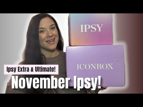 Видео: КОРОБКИ IPSY PR ЗА НОЯБРЬ 2025 ГОДА УЖЕ УЖЕ ЗДЕСЬ: Распаковываем недавно названные Ipsy Ultimate ...