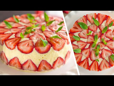 Видео: Самый вкусный ТОРТ ФРЕЗЬЕ | клубничный торт | летний десерт FRAISIER CAKE