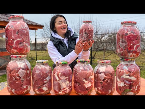 Видео: 🥫Домашняя Тушенка в Стеклянной Банке на Зиму! Это Вкуснее чем в Супермаркете