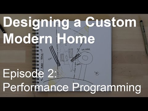 Видео: Проектирование современного дома по индивидуальному проекту — Эпизод 2 — Программирование выступл...
