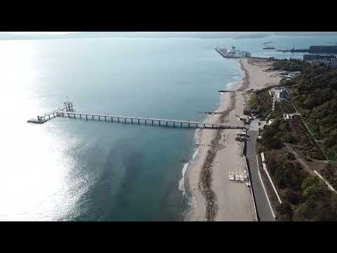 Видео: Burgas Beach Autumn 2022 / Плажа на Бургас, есен 2022