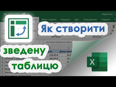 Видео: 47. Як зробити ЗВЕДЕНУ ТАБЛИЦЮ (PIVOT TABLE) в Екселі