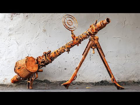 Видео: MG34 | Реставрация старого немецкого пулемёта